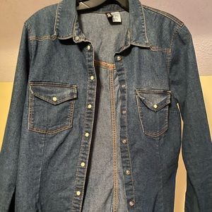 Jean Jacket Shirt Denim